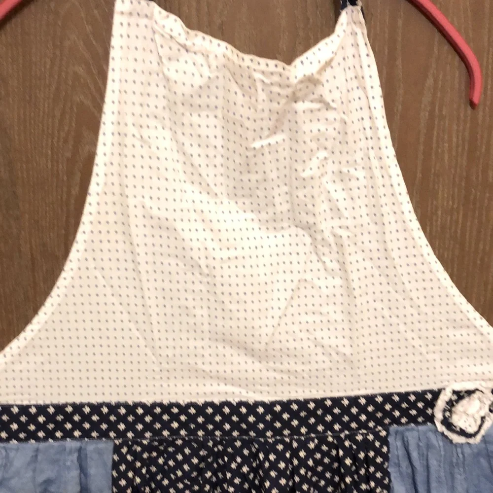 Sue la table 100% Cotton Made in India Apron - 34x24” - each waist tie is 25”